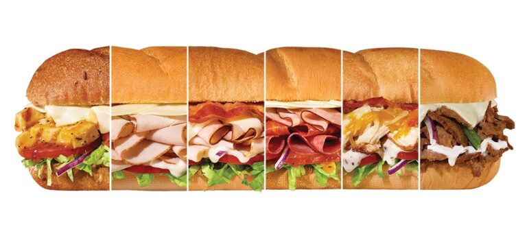 Subway Restaurant Menu With Prices